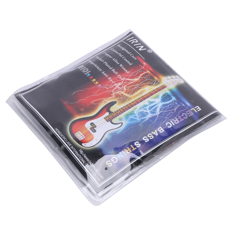 IRIN B101 Bass Guitar String Colorful 4Pcs Stainless Steel Wire Core Alloy String Bass Parts Accessories (040-095)
IRIN B101 Bass Guitar String Colorful 4Pcs Stainless Steel Wire Core Alloy String Bass Parts Accessories (040-095)
