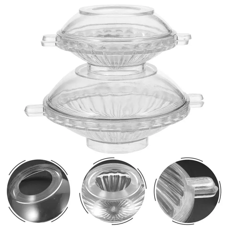 2 Pcs Float Candle Candle Mold Float Cake Float Ball Rack Clear Plastic Containers Making Tools Mold Scented DIY Crafts Molds
2 Pcs Float Candle Candle Mold Float Cake Float Ball Rack Clear Plastic Containers Making Tools Mold Scented DIY Crafts Molds