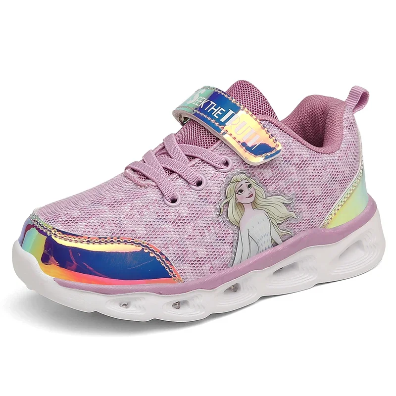 Disney Girls Cartoon Frozen 2 Sneakers Autumn New Little Girl's Sneakers Children's Spring And Autumn Led Light Shoes
Disney Girls Cartoon Frozen 2 Sneakers Autumn New Little Girl's Sneakers Children's Spring And Autumn Led Light Shoes