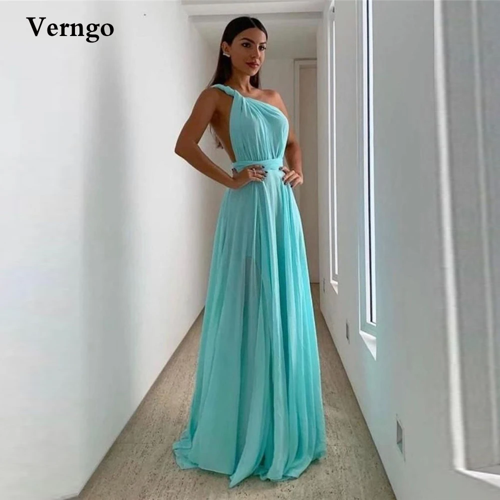 Verngo Light Sky Blue Chiffon Prom Dresses One Shoulder Sexy Backless Women Party Formal Dress Beach Long Evening Gown Vestidos
Verngo Light Sky Blue Chiffon Prom Dresses One Shoulder Sexy Backless Women Party Formal Dress Beach Long Evening Gown Vestidos