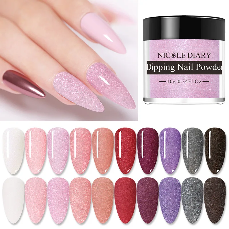 24 Colors Nail Dipping Powder Natural Dry No Lamp Cure Art Decoration Pigment DIY Gel Glitter French Acrylic Dipping Nail DIY
24 Colors Nail Dipping Powder Natural Dry No Lamp Cure Art Decoration Pigment DIY Gel Glitter French Acrylic Dipping Nail DIY