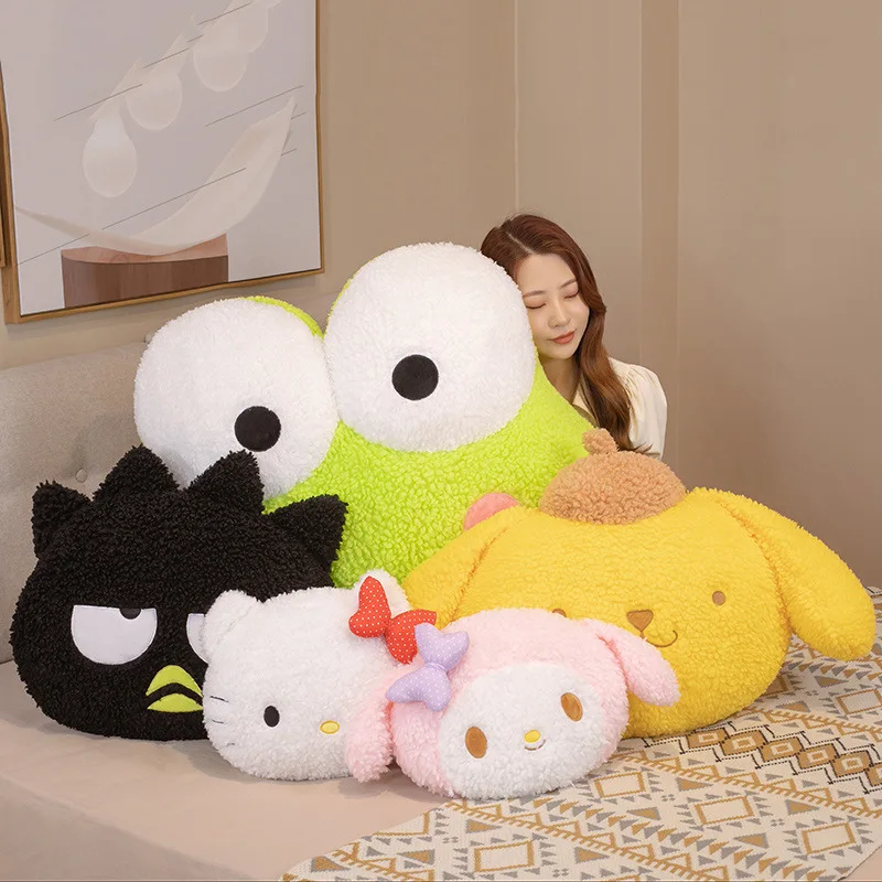 Sanrio серии Kawaii Мультфильм Подушка Keroppi Cinnamoroll Hello Kitty Melody большой размер супер мягкая и милая диванная подушка
Sanrio серии Kawaii Мультфильм Подушка Keroppi Cinnamoroll Hello Kitty Melody большой размер супер мягкая и милая диванная подушка