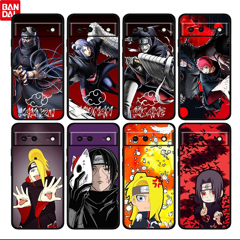 Anime Naruto Akatsuki Itachi For Google Pixel 6 6a 6Pro 5 5a 4 4a XL 5G Black Soft Phone Case Silicone Cover Fundas Coque Capa
Anime Naruto Akatsuki Itachi For Google Pixel 6 6a 6Pro 5 5a 4 4a XL 5G Black Soft Phone Case Silicone Cover Fundas Coque Capa