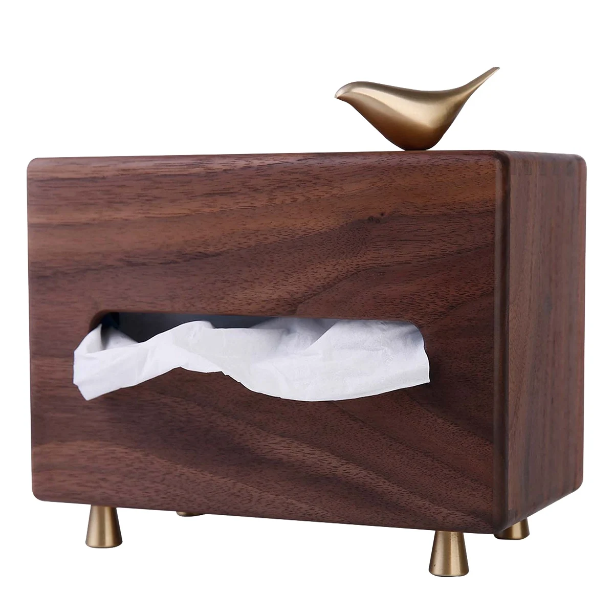 Retro Black Walnut Brass Foot Tissue Box Living Room Coffee Table Decor Rectangular Tissue Box Pumping Paper Tissue Tube
Retro Black Walnut Brass Foot Tissue Box Living Room Coffee Table Decor Rectangular Tissue Box Pumping Paper Tissue Tube