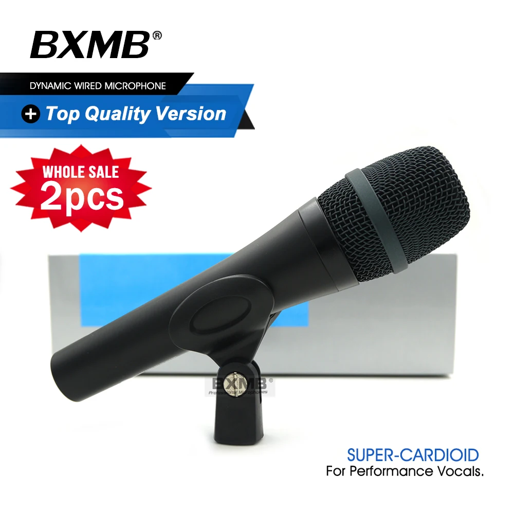 2pcs Grade A Quality E945 Professional Performance Dynamic Wired Microphone 945 Super-Cardioid Mic For Karaoke Live Vocals Stage
2pcs Grade A Quality E945 Professional Performance Dynamic Wired Microphone 945 Super-Cardioid Mic For Karaoke Live Vocals Stage