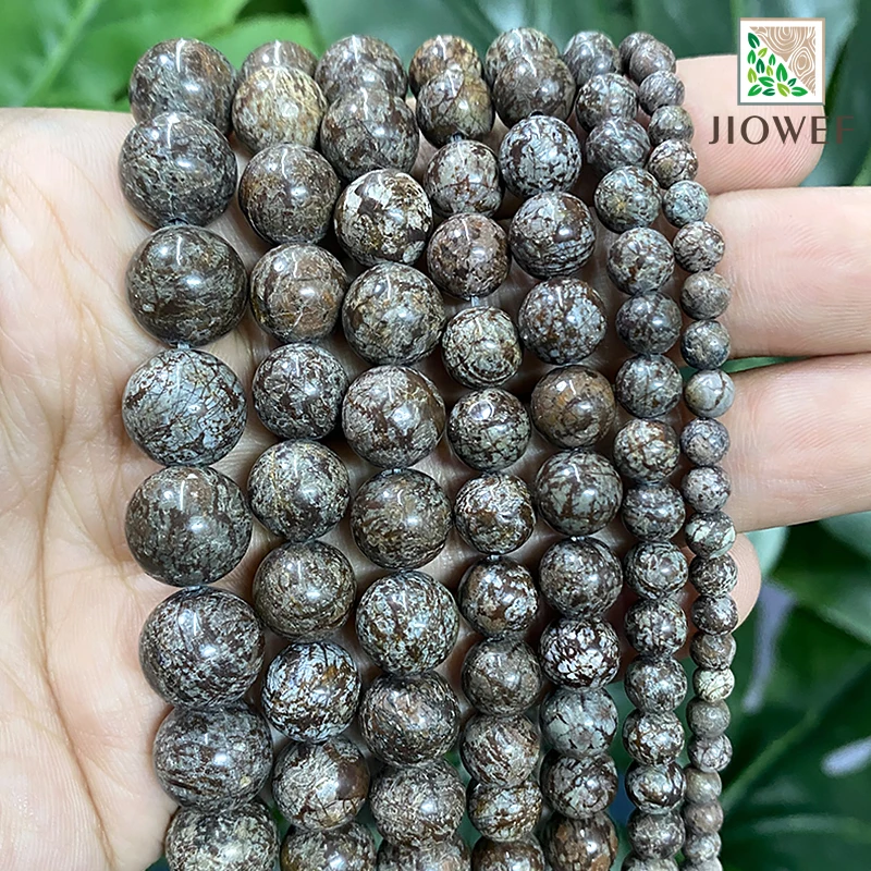 4/6/8/10/12mm Smooth Brown Snowflake Obsidian Round Loose Beads DIY for Charms Bracelet Accessories Jewelry Making 15" Strand
4/6/8/10/12mm Smooth Brown Snowflake Obsidian Round Loose Beads DIY for Charms Bracelet Accessories Jewelry Making 15" Strand