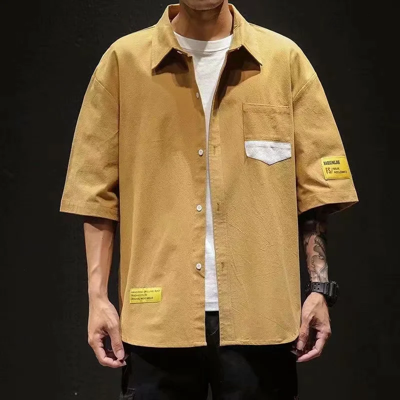Men'S Shirts Vintage Casual Wear Short Sleeve Summer Plus Size Embroidered Coat Male Square Neck Top Button-Up Men'S Clothing
Men'S Shirts Vintage Casual Wear Short Sleeve Summer Plus Size Embroidered Coat Male Square Neck Top Button-Up Men'S Clothing