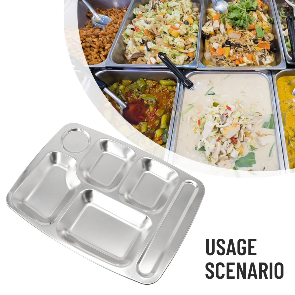 1pcs Stainless Steel Trays Divided Dinner Plate Lunch Container Food Tray School Pupil Dishes Fast Food Tray Dinnerware
1pcs Stainless Steel Trays Divided Dinner Plate Lunch Container Food Tray School Pupil Dishes Fast Food Tray Dinnerware
