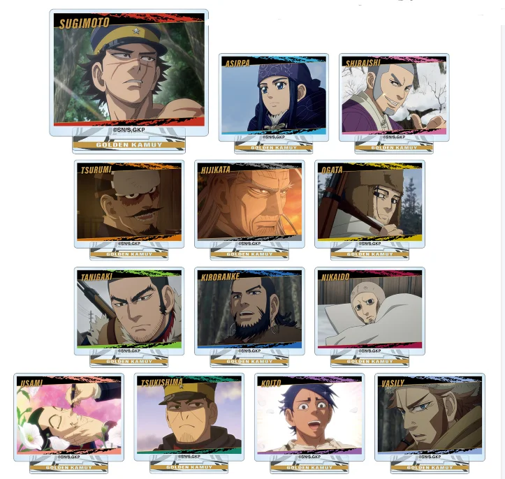 Anime Golden Kamuy Figure Doll Tanigaki Genjiro Ogata Sugimoto Tsurumi Shiraishi Acrylic Stand Model Plate Cosplay Toy Gift
Anime Golden Kamuy Figure Doll Tanigaki Genjiro Ogata Sugimoto Tsurumi Shiraishi Acrylic Stand Model Plate Cosplay Toy Gift