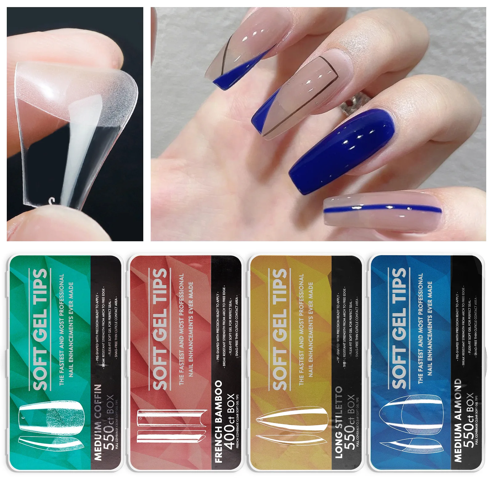 Transparent Nail Extension Fake Tips Acrylic Ballerina Long Sharp Head Ballet Half Cover Coffin Professional False Art Nails
Transparent Nail Extension Fake Tips Acrylic Ballerina Long Sharp Head Ballet Half Cover Coffin Professional False Art Nails