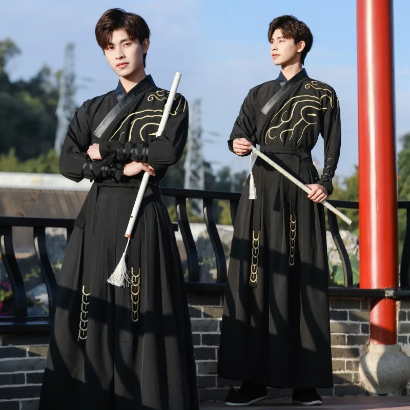 Chinese Ancient Costume Hanfu Dress Traditional Classical Clothing Tang Dynasty Adult Swordsman Robe Men Halloween Costume
Chinese Ancient Costume Hanfu Dress Traditional Classical Clothing Tang Dynasty Adult Swordsman Robe Men Halloween Costume