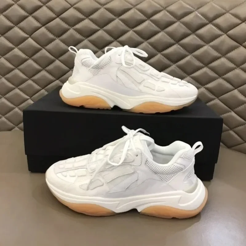 AMIRIS Cowhide Stitched Bone Shape Sneakers Male Platform Genuine Leather Sports Shoes High Quality Mixed Color Tennis Shoes
AMIRIS Cowhide Stitched Bone Shape Sneakers Male Platform Genuine Leather Sports Shoes High Quality Mixed Color Tennis Shoes