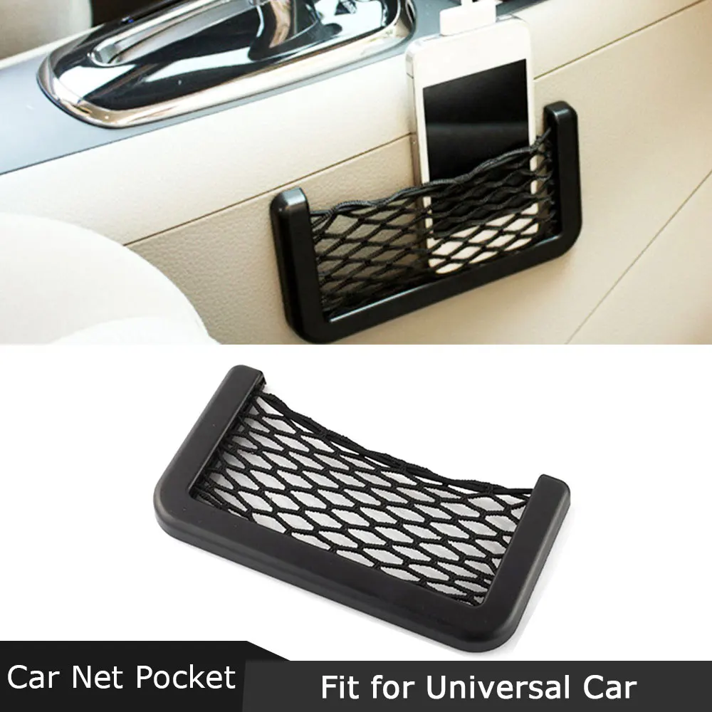 Universal Car Storage Net Automotive Pocket Organizer Bag for Phone Holder Box Facial Tissue 15*8cm For All Car Accessories
Universal Car Storage Net Automotive Pocket Organizer Bag for Phone Holder Box Facial Tissue 15*8cm For All Car Accessories