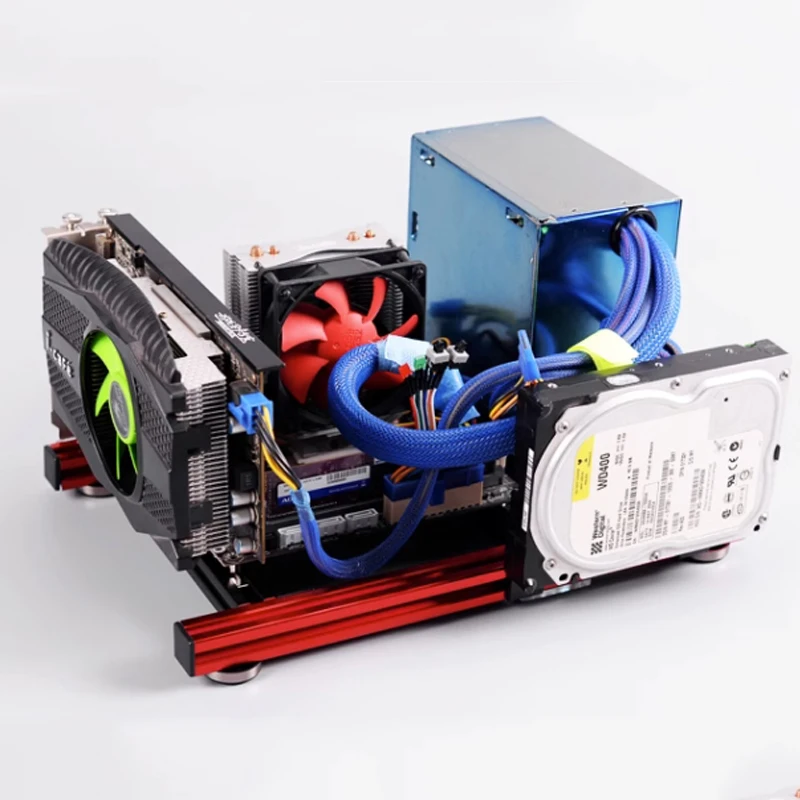 PC-JMK6 DIY Computer Motherboard Chassis Personality ATX/M-ATX/ITX Open Chassis Vertical Overclocking Aluminum Game Console Case
PC-JMK6 DIY Computer Motherboard Chassis Personality ATX/M-ATX/ITX Open Chassis Vertical Overclocking Aluminum Game Console Case