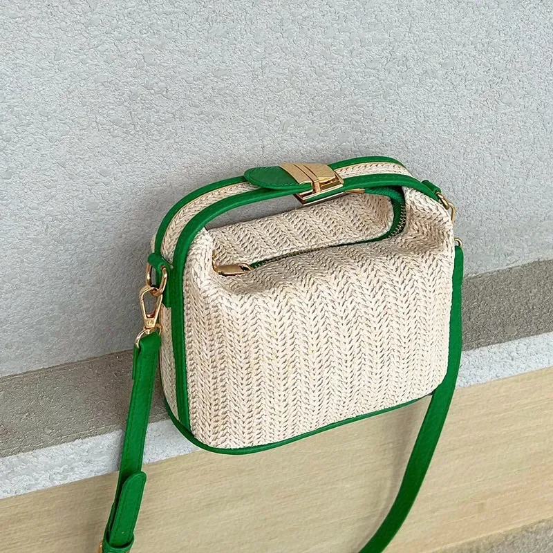 2023 New Straw Crossbody Bag For Women Bohemian Small Knitting Summer Purse And Luxury Handbag Vacational Bucket Beach Bags 
2023 New Straw Crossbody Bag For Women Bohemian Small Knitting Summer Purse And Luxury Handbag Vacational Bucket Beach Bags