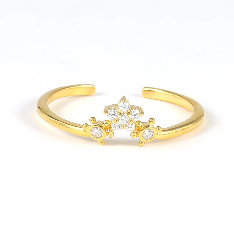 CANNER Hot Minimalism Zircon Women's Rings Flower Adjustable Opening Ring Jewelry Accessories Birthday Wedding Band Jewelry Gift
CANNER Hot Minimalism Zircon Women's Rings Flower Adjustable Opening Ring Jewelry Accessories Birthday Wedding Band Jewelry Gift