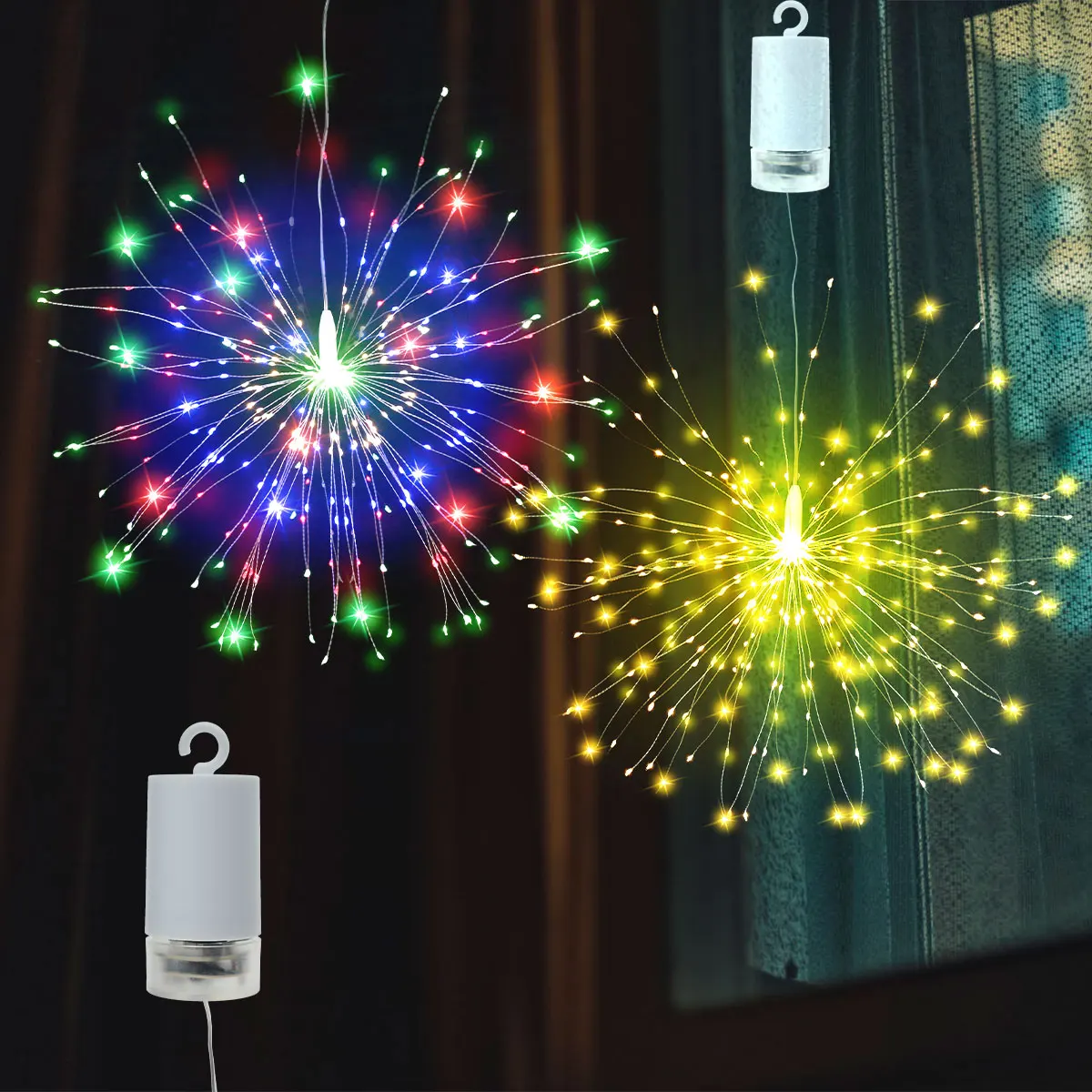 Starburst Sphere Light 200 LEDs Hanging Starburst Fairy Light 8 Modes Remote Control LED Firework Lights IP65 Waterproof Fairy S
Starburst Sphere Light 200 LEDs Hanging Starburst Fairy Light 8 Modes Remote Control LED Firework Lights IP65 Waterproof Fairy S
