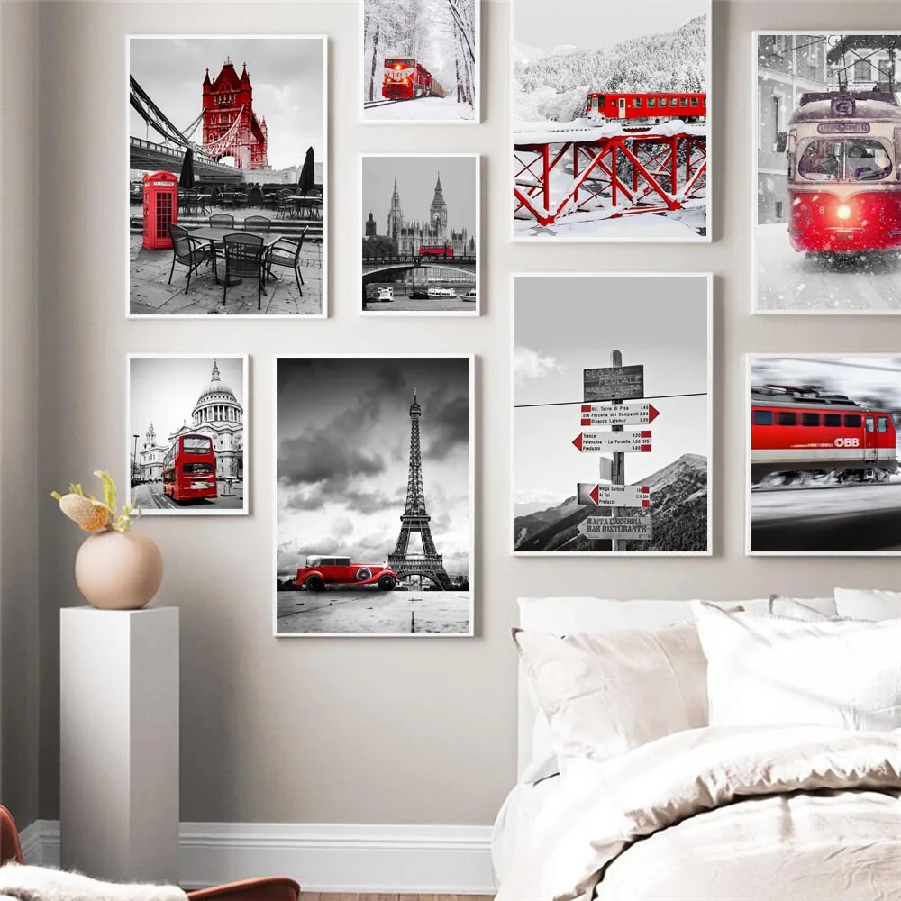 Nordic City Sign Building Landscape Canvas Painting Train Post Office Living Room Bedroom Home Decoration Mural Decoración Hogar
Nordic City Sign Building Landscape Canvas Painting Train Post Office Living Room Bedroom Home Decoration Mural Decoración Hogar