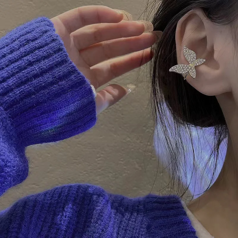 Women's Ear Bone Clip Bow Earrings Female Flash Full of Diamonds Light Luxury Hundred with Earrings Ins Fashion Women Jewelry
Women's Ear Bone Clip Bow Earrings Female Flash Full of Diamonds Light Luxury Hundred with Earrings Ins Fashion Women Jewelry