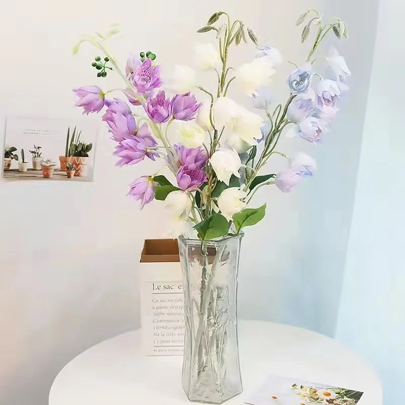 1Pcs Artificial Bluebell Silk Flower Outdoors Fake Plants Faux Plastic Flower for Home Office Decoration
1Pcs Artificial Bluebell Silk Flower Outdoors Fake Plants Faux Plastic Flower for Home Office Decoration