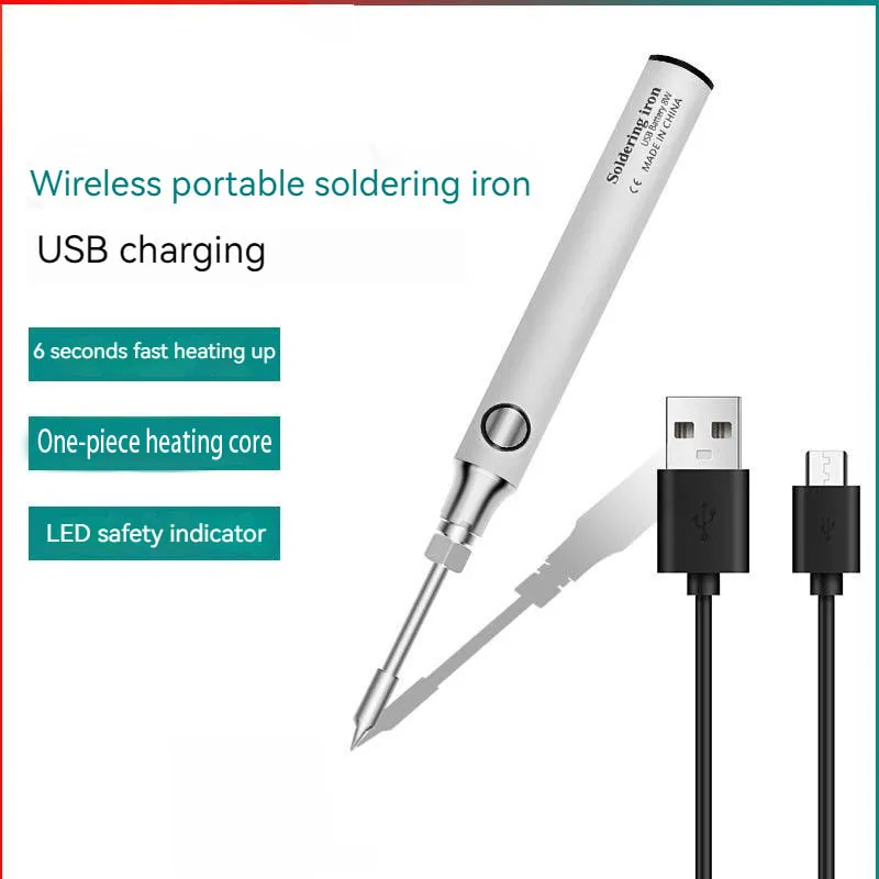 Беспроводной паяльник, ручка, портативный USB 5 в 8 Вт, наборы наконечников с электроприводом, перезаряжаемый и регулировка температуры
Беспроводной паяльник, ручка, портативный USB 5 в 8 Вт, наборы наконечников с электроприводом, перезаряжаемый и регулировка температуры