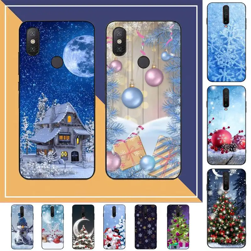 

Winter snow Merry Christmas Phone Case for Redmi Note 8 7 9 4 6 pro max T X 5A 3 10 lite pro