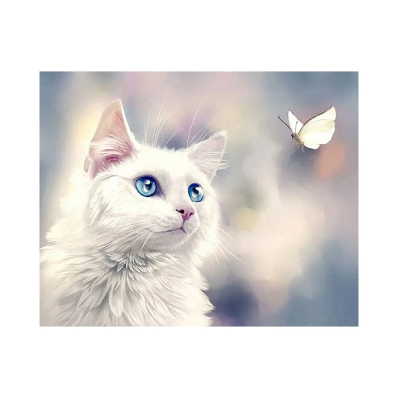 DIY Diamond Painting Art Painting Wall Decoration Home Office Decoration White Cat
DIY Diamond Painting Art Painting Wall Decoration Home Office Decoration White Cat