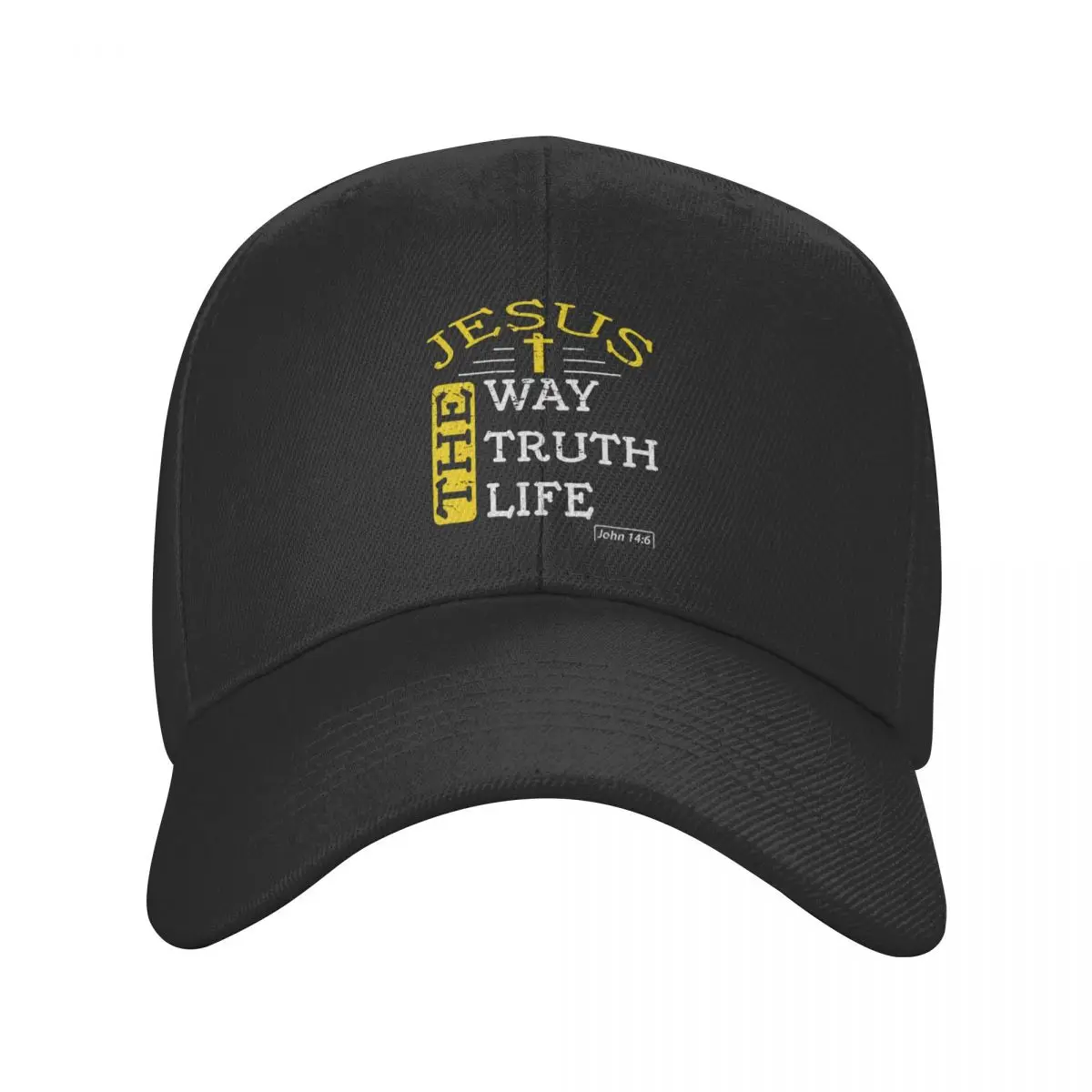 

Punk Unisex Jesus The Way Truth Life Baseball Cap Adult Adjustable Dad Hat Women Men Sports Snapback Caps Trucker Hats