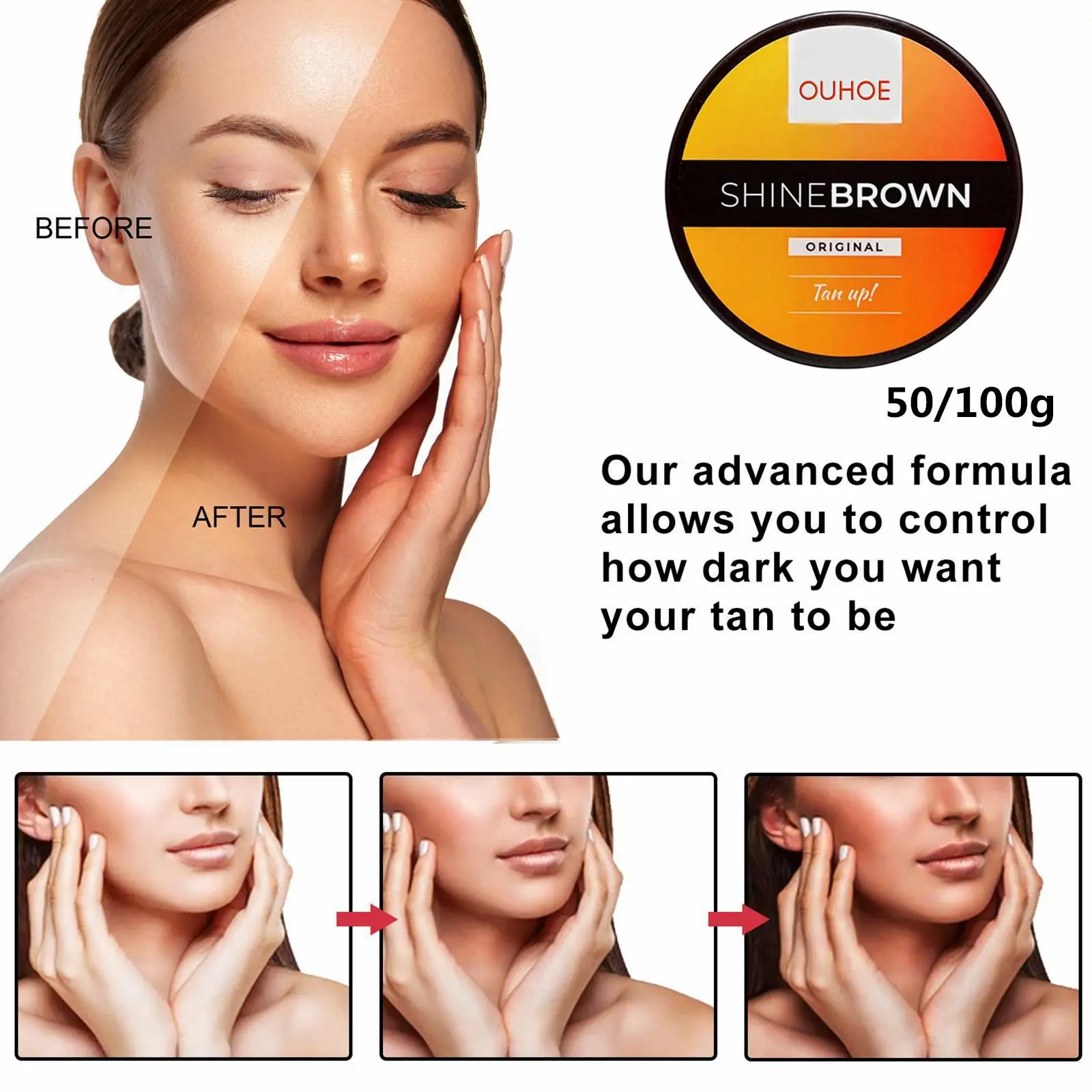 50/100g Tanning Cream Summer Beach Bronzer Tanning Booster Skin Sunburn Repair Gel Aloe Vera Gel 2022 New
50/100g Tanning Cream Summer Beach Bronzer Tanning Booster Skin Sunburn Repair Gel Aloe Vera Gel 2022 New