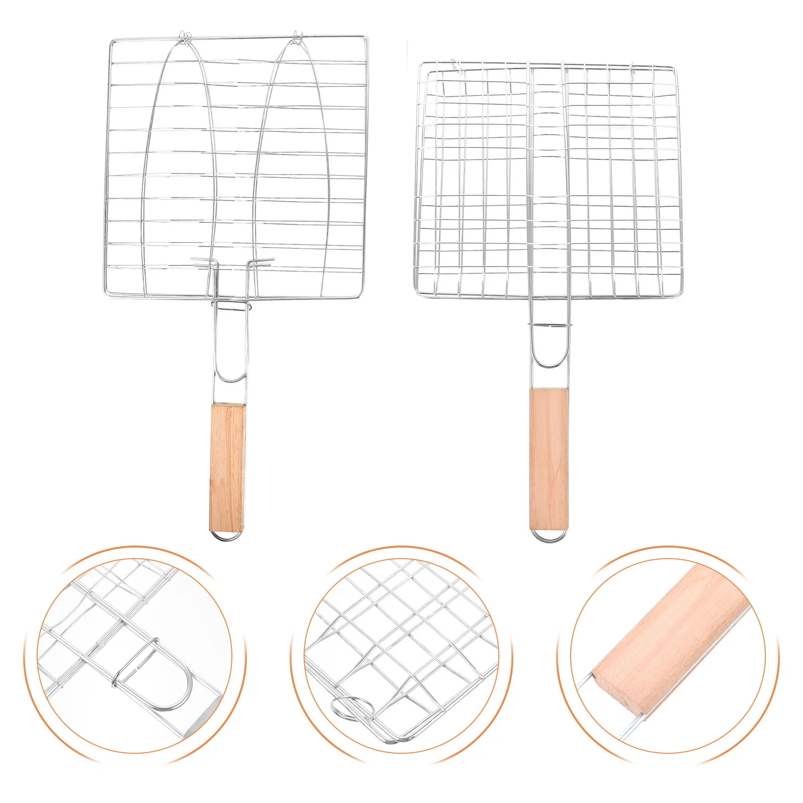 2pcs BBQ Clip Folder Grill Fish Net Practical Barbecue Accessories BBQ Tools
2pcs BBQ Clip Folder Grill Fish Net Practical Barbecue Accessories BBQ Tools