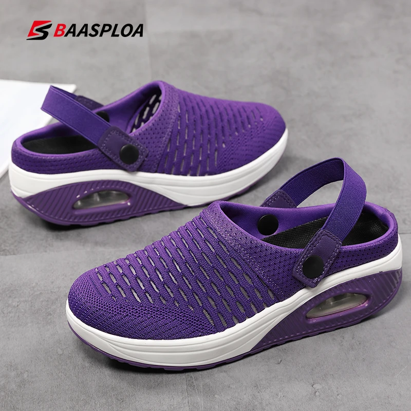 Baasploa New Women Sneakers Fashion Beach Sandals Thick Sole Slipper Breathable Anti-Slip Walking Shoes Flip Flops for Female
Baasploa New Women Sneakers Fashion Beach Sandals Thick Sole Slipper Breathable Anti-Slip Walking Shoes Flip Flops for Female