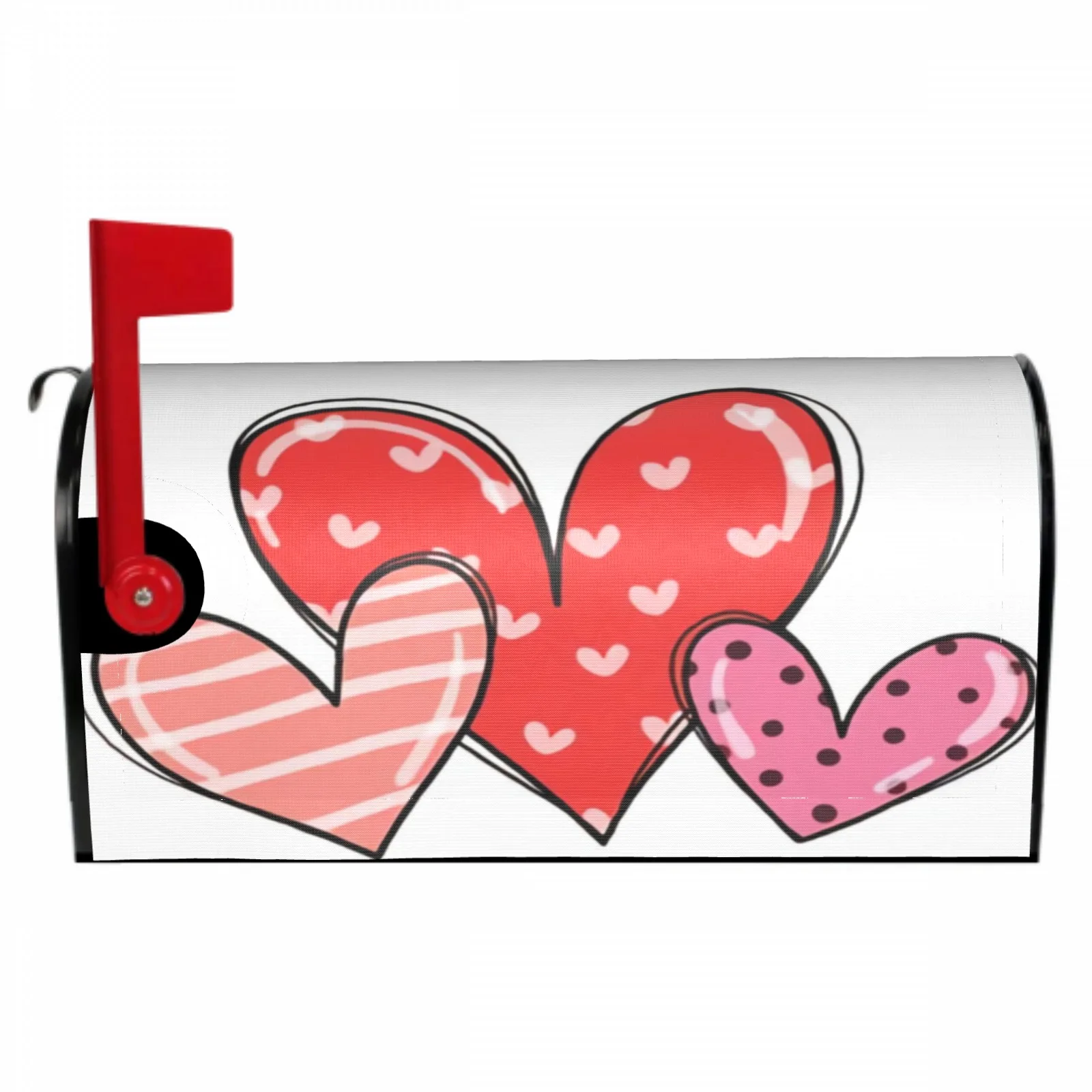 Red Spotted Checked Heart Magnetic Mailbox Cover Standard Size Post Box Cover Wrap Decoration Garden Outdoor
Red Spotted Checked Heart Magnetic Mailbox Cover Standard Size Post Box Cover Wrap Decoration Garden Outdoor