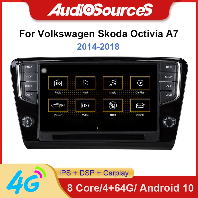 CarPlay Car Radio Navigation 9inch Multimedia Video Player For VW Skoda Octavia A7 2014-2018 Built in Canbus Smart Power System
CarPlay Car Radio Navigation 9inch Multimedia Video Player For VW Skoda Octavia A7 2014-2018 Built in Canbus Smart Power System