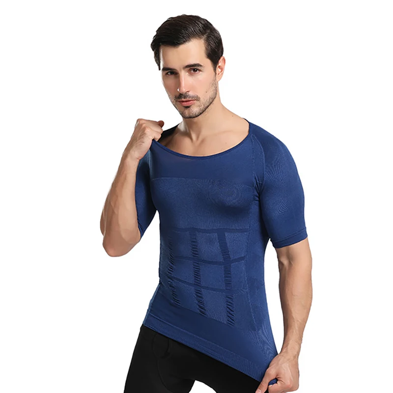 2PCS/Lots Men Body Slimming Shapers T-shirts Shorts Sleeve Shapewear Chest Tummy Control Shirts Bodybuilding Slim Corset Tops
2PCS/Lots Men Body Slimming Shapers T-shirts Shorts Sleeve Shapewear Chest Tummy Control Shirts Bodybuilding Slim Corset Tops