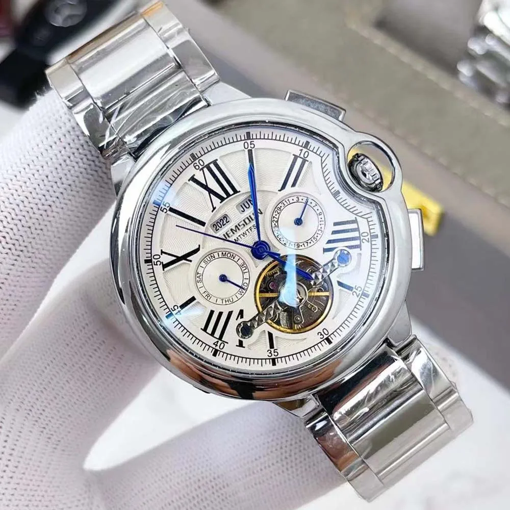 Top Original Brand Watches For Mens Luxury Multifunction Tourbillon Automatic Mechanical Watch Business Sports Steel AAA Clocks
Top Original Brand Watches For Mens Luxury Multifunction Tourbillon Automatic Mechanical Watch Business Sports Steel AAA Clocks