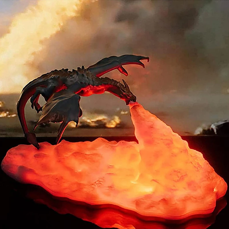 3D Print Fire Breathing Dragon Lamp Rocket Night Light Children Gifts For Space Lover Indoor Home Desk Table Night Lamp Decor
3D Print Fire Breathing Dragon Lamp Rocket Night Light Children Gifts For Space Lover Indoor Home Desk Table Night Lamp Decor