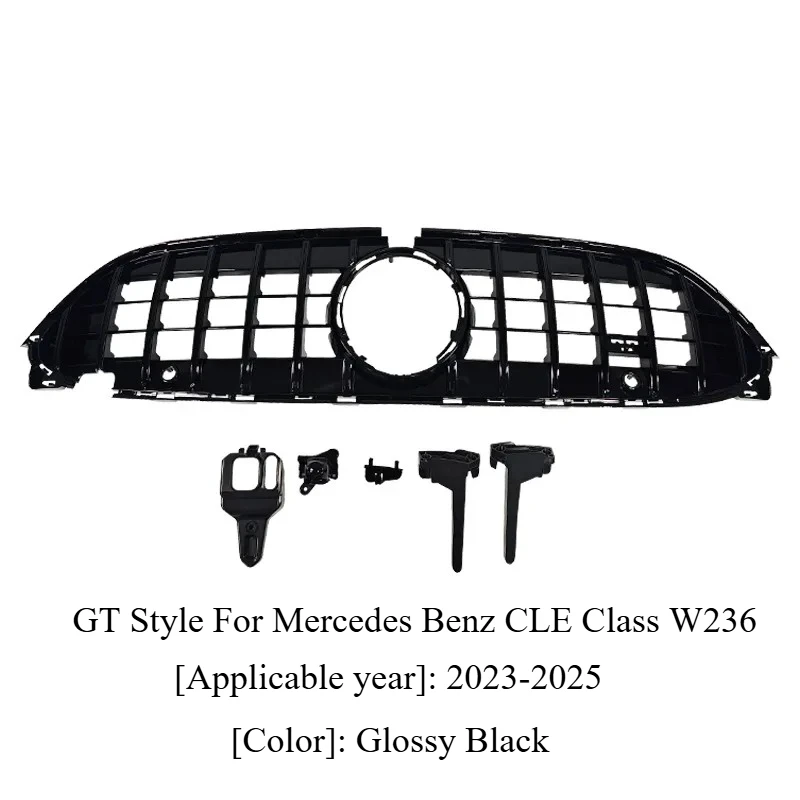 GT Style 2023+ для Mercedes Benz CLE Class W236 CLE200 CLE220 CLE300 CLE450 CLE53 Решетка переднего бампера впускная решетка радиатора
GT Style 2023+ для Mercedes Benz CLE Class W236 CLE200 CLE220 CLE300 CLE450 CLE53 Решетка переднего бампера впускная решетка радиатора