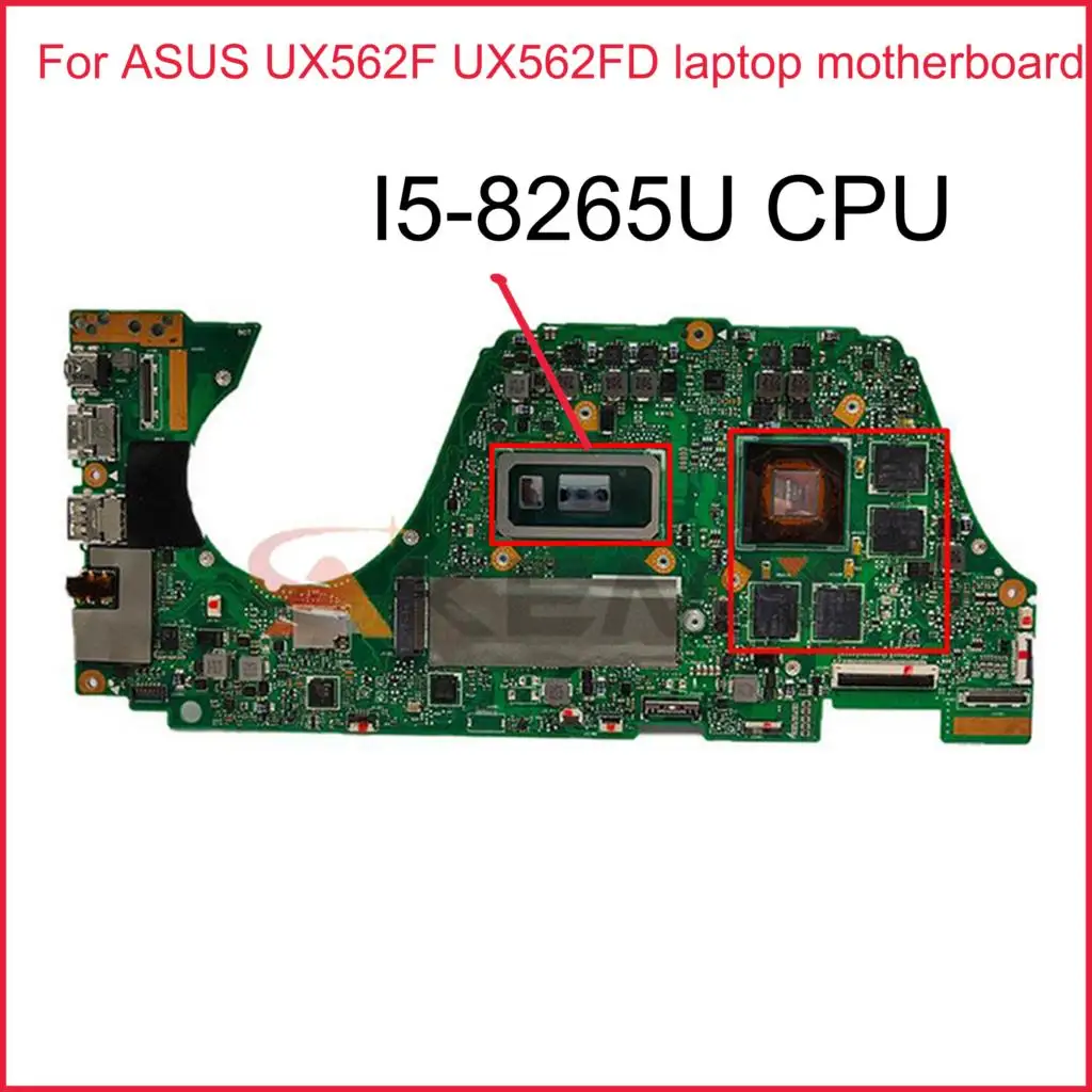 SAMXINNO UX562FD original mainboard For ASUS UX562F UX562FD laptop motherboard mainboard with I5-8265U CPU PM test ok
SAMXINNO UX562FD original mainboard For ASUS UX562F UX562FD laptop motherboard mainboard with I5-8265U CPU PM test ok
