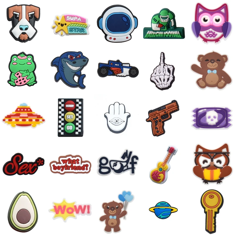 Boy Packs Gifts Decorations for Crocs Kids Girl Wholesale Bulk Women Charm Shoes Accessories Set Jeans Men Para Pins Shoe Charms
Boy Packs Gifts Decorations for Crocs Kids Girl Wholesale Bulk Women Charm Shoes Accessories Set Jeans Men Para Pins Shoe Charms