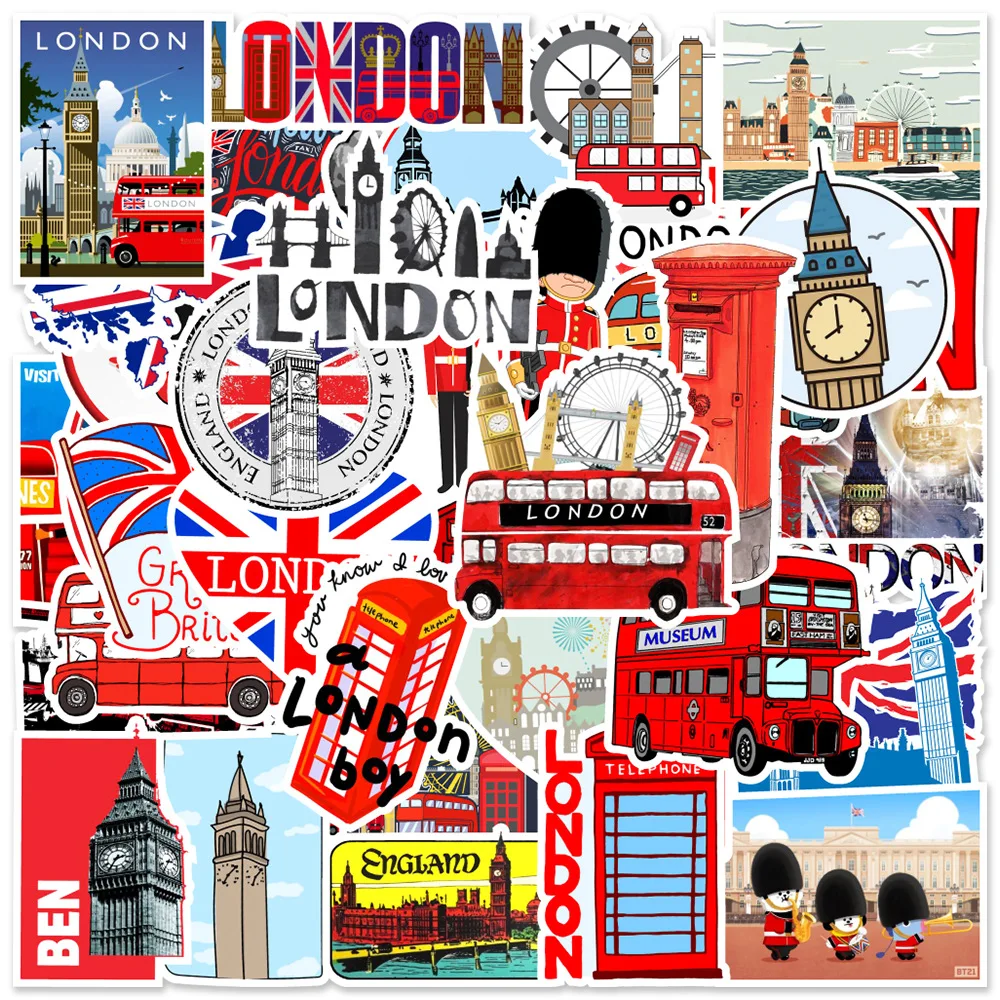10/30/50Pcs Fashion Trend England Cool Brand Sticker Motorcycle Phone Car Skateboard Laptop Guitar Deco Stickers Decals Kids Toy
10/30/50Pcs Fashion Trend England Cool Brand Sticker Motorcycle Phone Car Skateboard Laptop Guitar Deco Stickers Decals Kids Toy