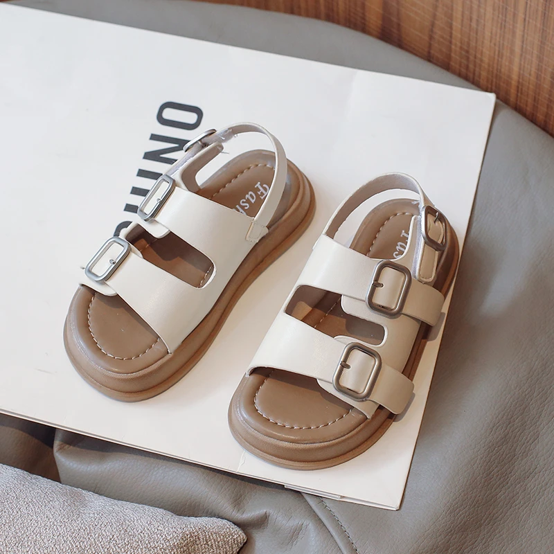 Britain PU Girls Sandals 2023 New Simple Buckle Solid Color Toddler Girl Shoes Open-toe Boys Casual Shoes Simple Children Shoes
Britain PU Girls Sandals 2023 New Simple Buckle Solid Color Toddler Girl Shoes Open-toe Boys Casual Shoes Simple Children Shoes