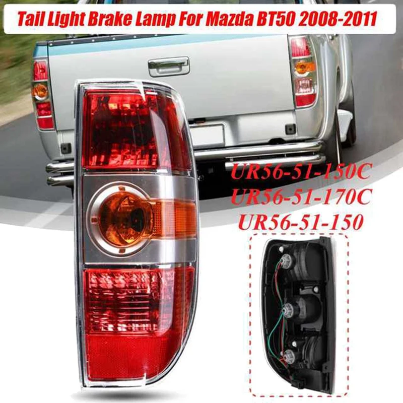 Car Rear Taillight Brake Lamp Tail Lamp for Mazda BT50 2007-2011 UR56-51-150 UR56-51-160 with Wire Harness
Car Rear Taillight Brake Lamp Tail Lamp for Mazda BT50 2007-2011 UR56-51-150 UR56-51-160 with Wire Harness