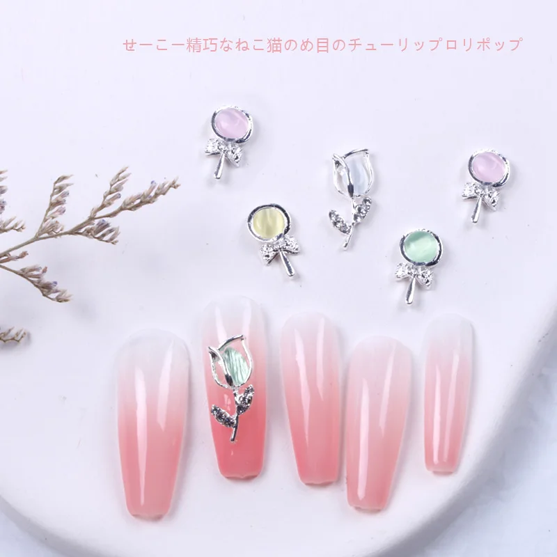 TSZS Новое поступление 10 шт. аксессуары для дизайна ногтей опал кошачий глаз серебряные тюльпаны цветы украшения для ногтей 3d Подвески 
TSZS Новое поступление 10 шт. аксессуары для дизайна ногтей опал кошачий глаз серебряные тюльпаны цветы украшения для ногтей 3d Подвески