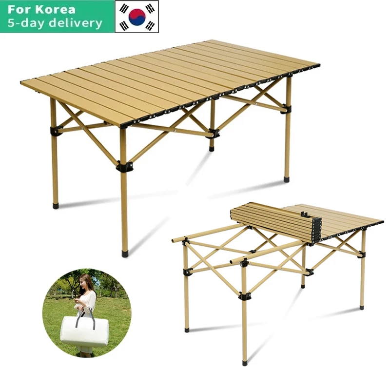 

Portable Folding Tables Chairs Ultralight Outdoor Camping Picnic Table Chair Chicken Rolls Folding Table