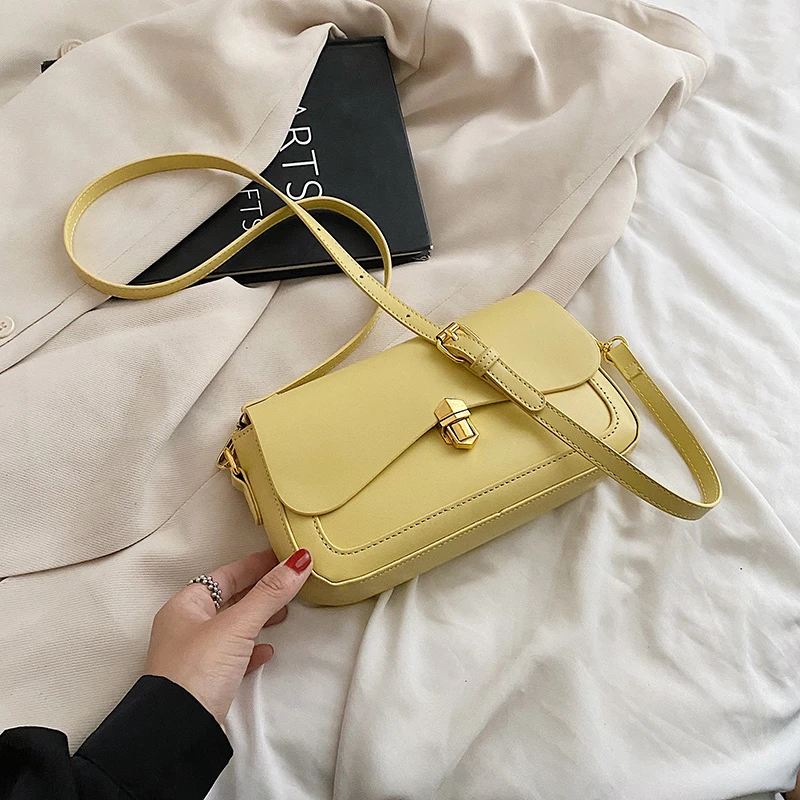 2022 New Trend Women Underarm Bag Simple Texture All-match Shoulder Bags Elegant Fashion Ladies Solid Color Handbag For Party
2022 New Trend Women Underarm Bag Simple Texture All-match Shoulder Bags Elegant Fashion Ladies Solid Color Handbag For Party