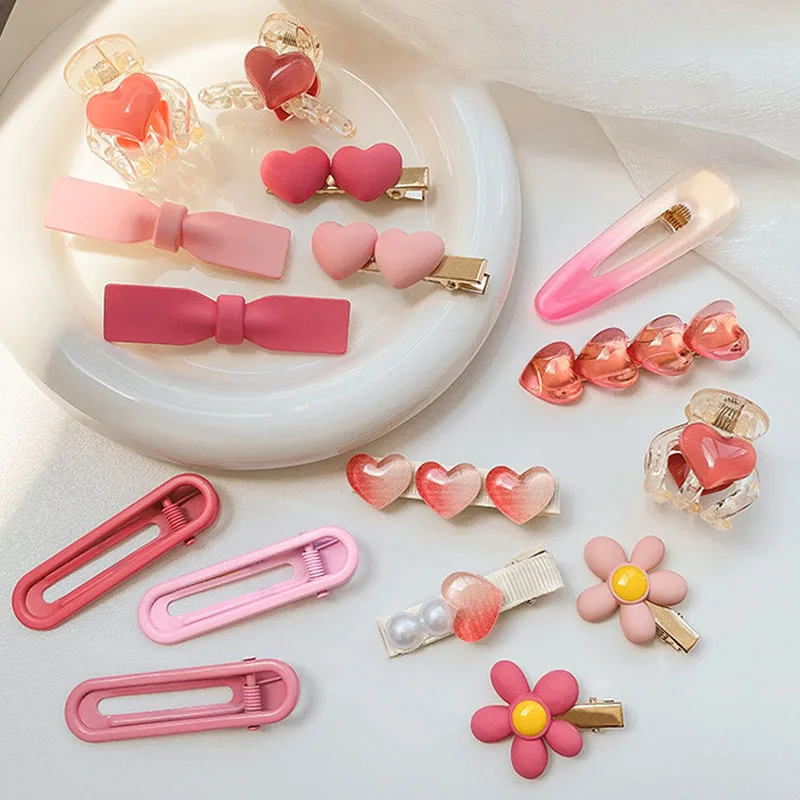 Cute Candy Hairpins Pink Color Hair Clip Baby BB Clips Girls Women Hairpin Kids Barrettes Headwear Children Hair Accessories
Cute Candy Hairpins Pink Color Hair Clip Baby BB Clips Girls Women Hairpin Kids Barrettes Headwear Children Hair Accessories