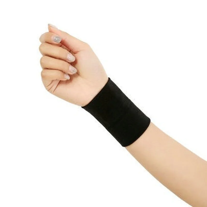 

Wrist Sweatband In 2 Different Colors,Made By High Elastic Meterial Comfortable Pressure Protection,Athletic Wristbands Armbands