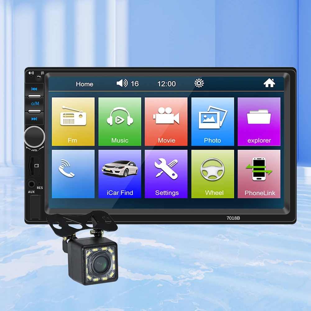 FM Radio HD Car MP5 Player 7 Inch Car Radio Mirrorlink Bluetooth-compatible Reversing Camera Touch Screen Steering Wheel Control
FM Radio HD Car MP5 Player 7 Inch Car Radio Mirrorlink Bluetooth-compatible Reversing Camera Touch Screen Steering Wheel Control