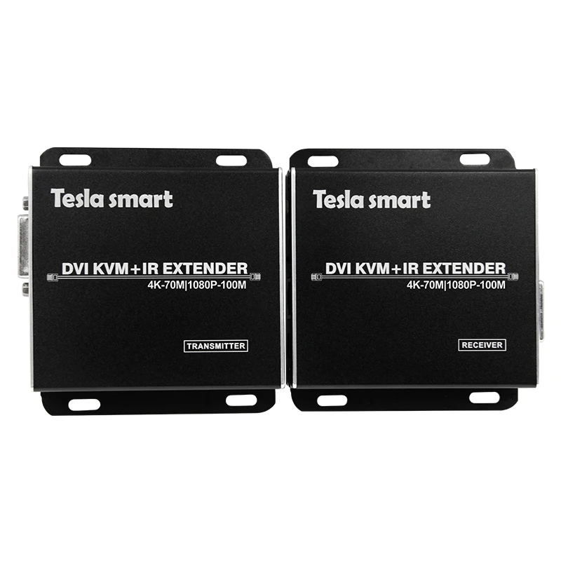 DVI/HDMI KVM+IR Extender 100M Up To 1080p60Hz With Remote PC Power Switch Button KVM Extender
DVI/HDMI KVM+IR Extender 100M Up To 1080p60Hz With Remote PC Power Switch Button KVM Extender