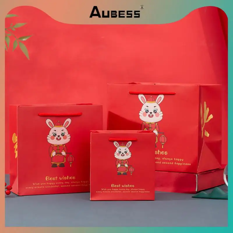 Tote Bag Chinese Red Gift Packing Bags Creative Cartoon Rabbit New Year Party Decor Christmas Supplies Candy Cookie Box Classic
Tote Bag Chinese Red Gift Packing Bags Creative Cartoon Rabbit New Year Party Decor Christmas Supplies Candy Cookie Box Classic